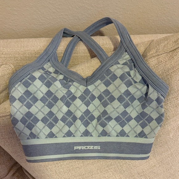Prozis Stretch Crop Top in Blue - Picture 1 of 2